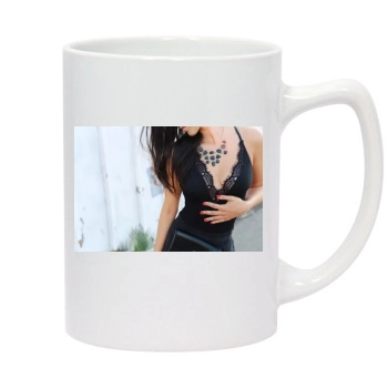 Jessica Lowndes 14oz White Statesman Mug