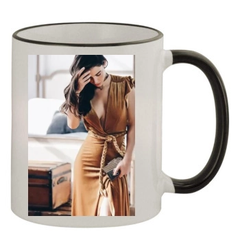 Jessica Lowndes 11oz Colored Rim & Handle Mug