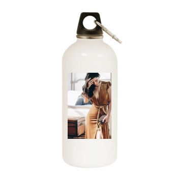 Jessica Lowndes White Water Bottle With Carabiner