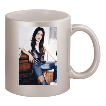 Jessica Lowndes 11oz Metallic Silver Mug