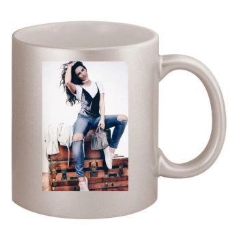 Jessica Lowndes 11oz Metallic Silver Mug