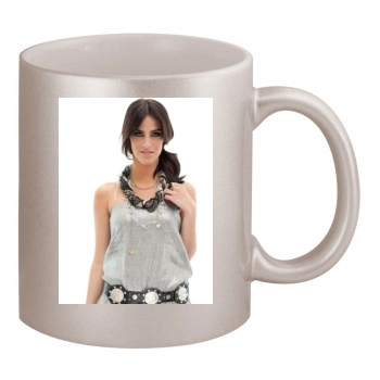 Jessica Lowndes 11oz Metallic Silver Mug