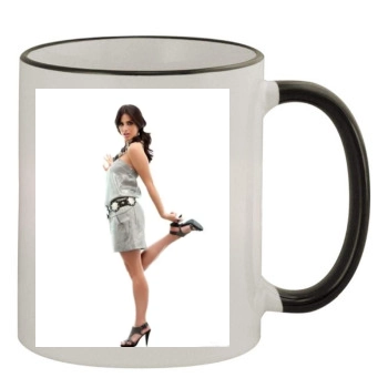 Jessica Lowndes 11oz Colored Rim & Handle Mug