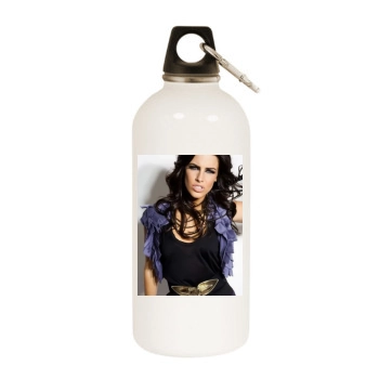 Jessica Lowndes White Water Bottle With Carabiner