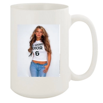 Jessica Simpson 15oz White Mug