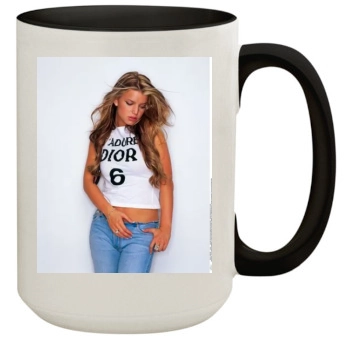 Jessica Simpson 15oz Colored Inner & Handle Mug