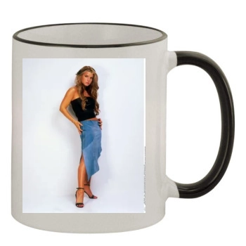 Jessica Simpson 11oz Colored Rim & Handle Mug