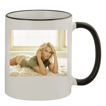 Jessica Simpson 11oz Colored Rim & Handle Mug