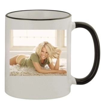 Jessica Simpson 11oz Colored Rim & Handle Mug