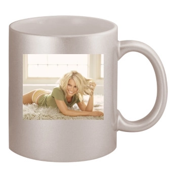 Jessica Simpson 11oz Metallic Silver Mug