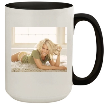 Jessica Simpson 15oz Colored Inner & Handle Mug