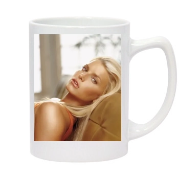 Jessica Simpson 14oz White Statesman Mug