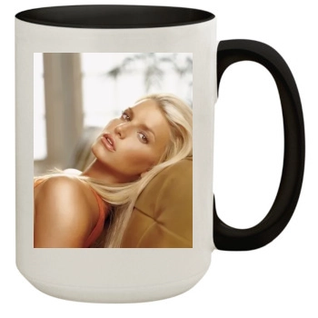 Jessica Simpson 15oz Colored Inner & Handle Mug