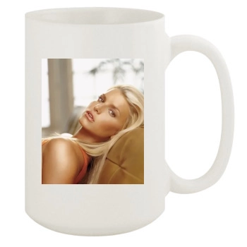 Jessica Simpson 15oz White Mug