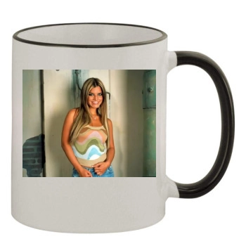 Jessica Simpson 11oz Colored Rim & Handle Mug