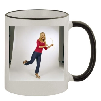 Jessica Simpson 11oz Colored Rim & Handle Mug