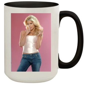 Jessica Simpson 15oz Colored Inner & Handle Mug