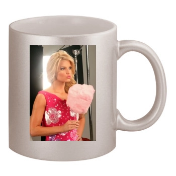 Jessica Simpson 11oz Metallic Silver Mug