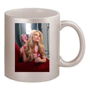 Jessica Simpson 11oz Metallic Silver Mug