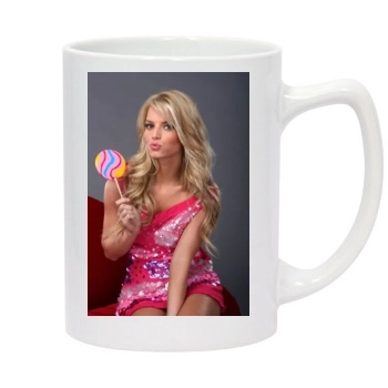 Jessica Simpson 14oz White Statesman Mug