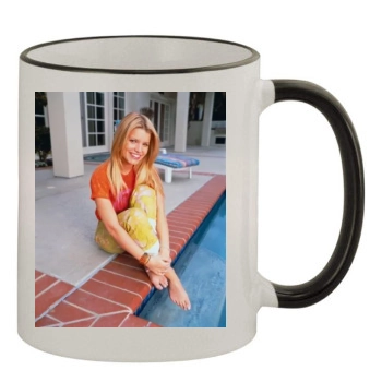 Jessica Simpson 11oz Colored Rim & Handle Mug