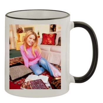 Jessica Simpson 11oz Colored Rim & Handle Mug