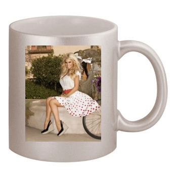 Jessica Simpson 11oz Metallic Silver Mug