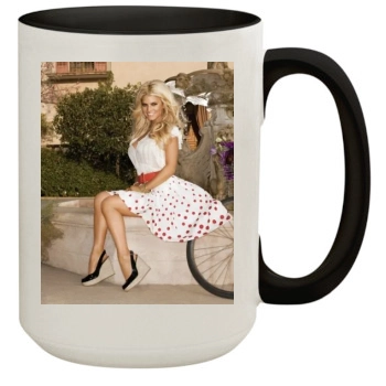 Jessica Simpson 15oz Colored Inner & Handle Mug