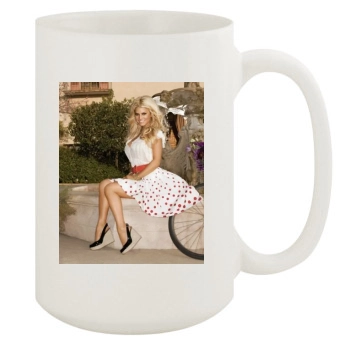 Jessica Simpson 15oz White Mug