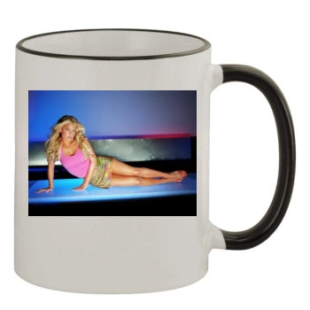 Jessica Simpson 11oz Colored Rim & Handle Mug