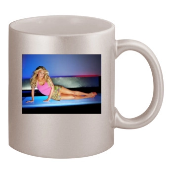 Jessica Simpson 11oz Metallic Silver Mug