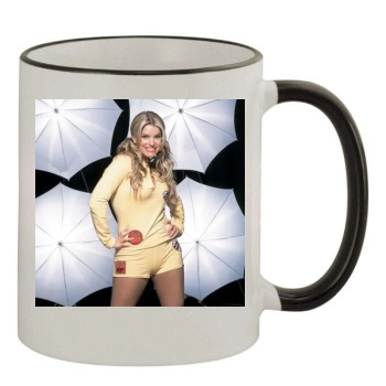 Jessica Simpson 11oz Colored Rim & Handle Mug