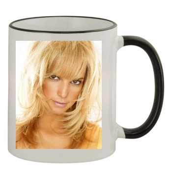 Jessica Simpson 11oz Colored Rim & Handle Mug