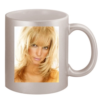 Jessica Simpson 11oz Metallic Silver Mug