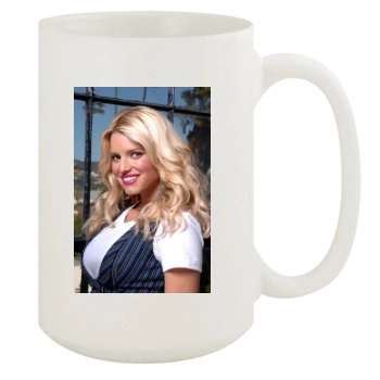 Jessica Simpson 15oz White Mug