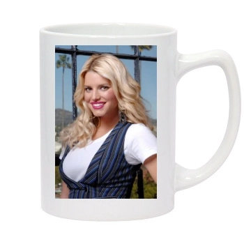 Jessica Simpson 14oz White Statesman Mug