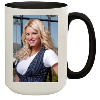 Jessica Simpson 15oz Colored Inner & Handle Mug