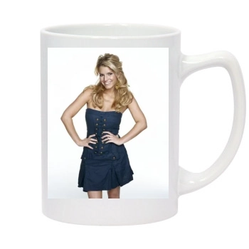 Jessica Simpson 14oz White Statesman Mug