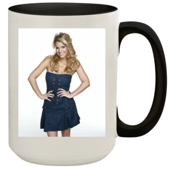 Jessica Simpson 15oz Colored Inner & Handle Mug