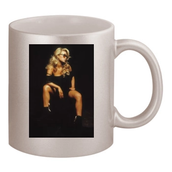 Jessica Simpson 11oz Metallic Silver Mug