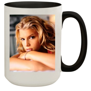 Jessica Simpson 15oz Colored Inner & Handle Mug