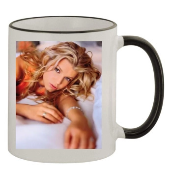 Jessica Simpson 11oz Colored Rim & Handle Mug