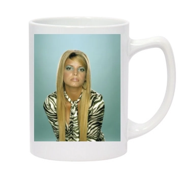 Jessica Simpson 14oz White Statesman Mug