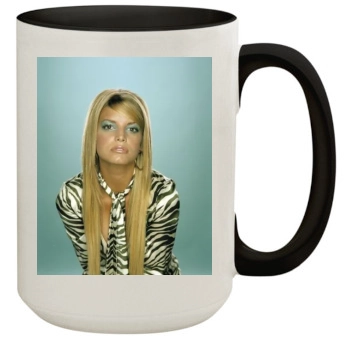 Jessica Simpson 15oz Colored Inner & Handle Mug