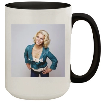 Jessica Simpson 15oz Colored Inner & Handle Mug