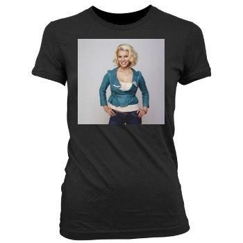 Jessica Simpson Women's Junior Cut Crewneck T-Shirt