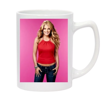 Jessica Simpson 14oz White Statesman Mug