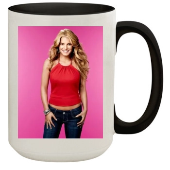 Jessica Simpson 15oz Colored Inner & Handle Mug