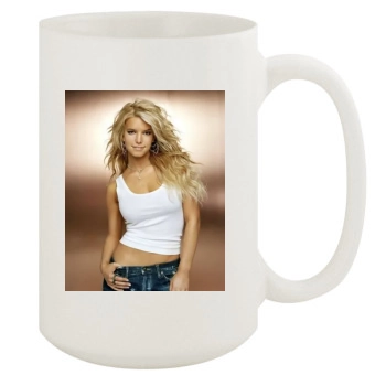 Jessica Simpson 15oz White Mug