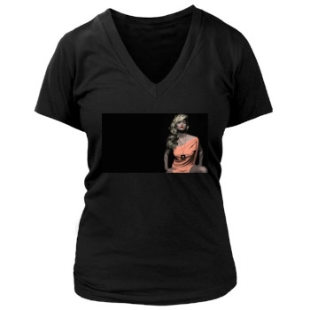 Jessica Simpson Women's Deep V-Neck TShirt